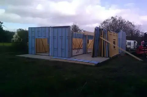 extension de maison ossature bois à Broons - image 4