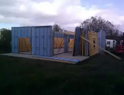 extension de maison ossature bois Combourg-1