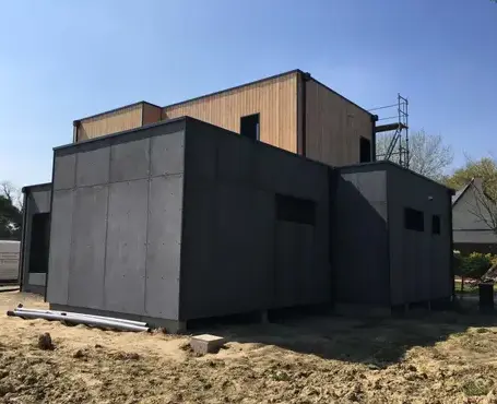 extension de maison ossature bois Dinan-1