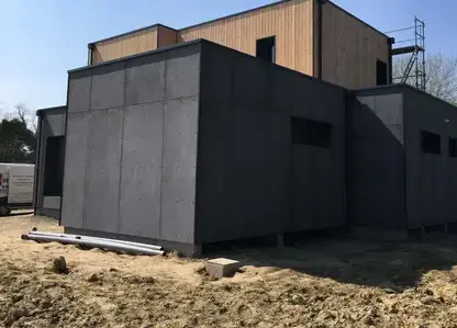 extension de maison ossature bois Evran-5