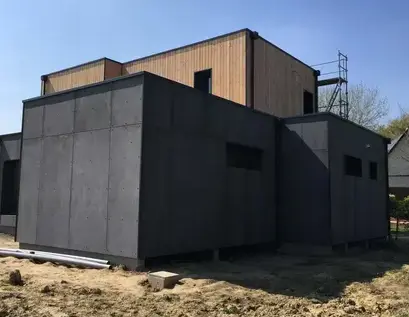 extension de maison ossature bois Saint-Méen-le-Grand-5