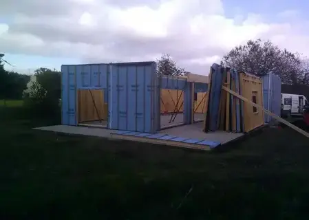 surélévation de maison bois Broons-1